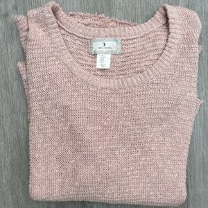 Ruby Moon Women's Blush Knit Sweater size small